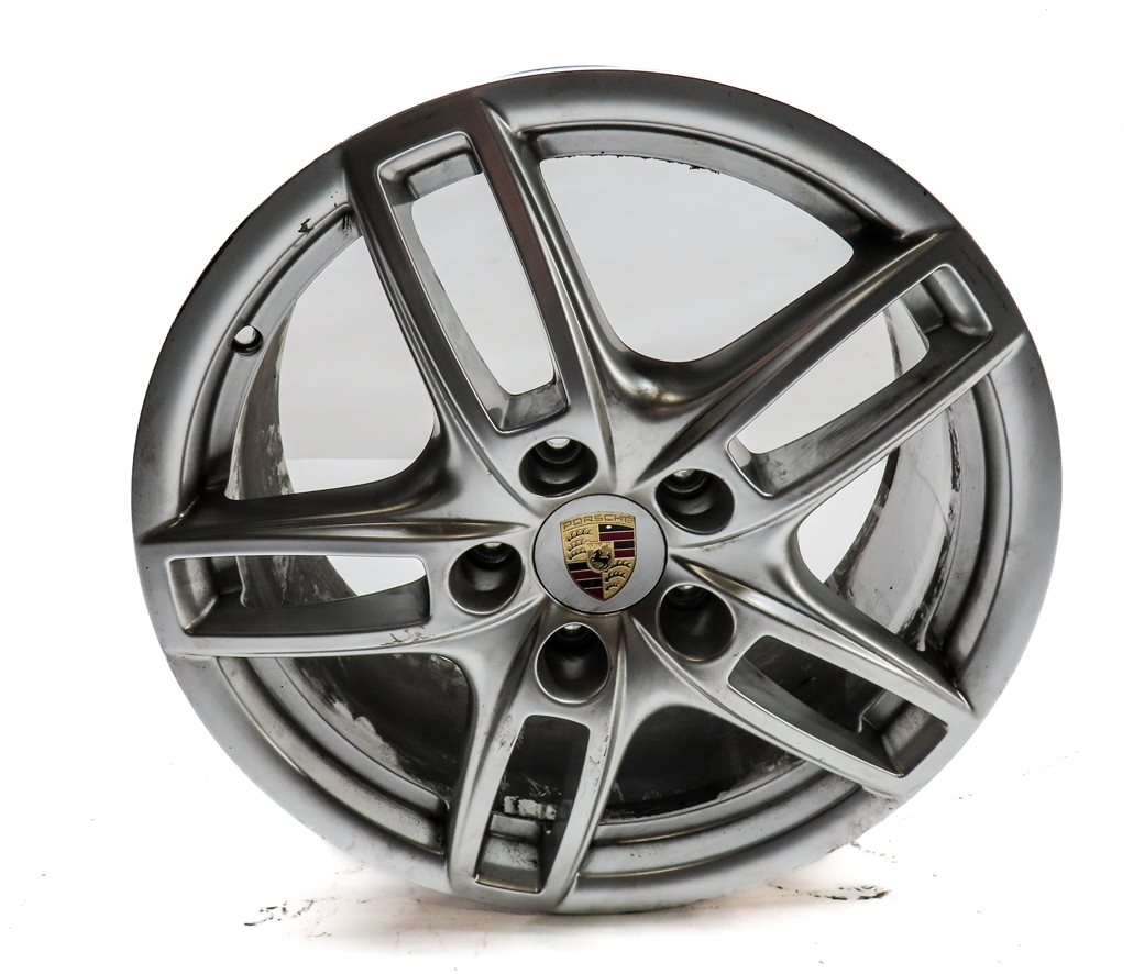 Thumbnail 6: 11-18 PORSCHE CAYENNE (958) 19x8.5 ALUMINUM ALLOY 5 DOUBLE SPOKE WHEEL RIM SET