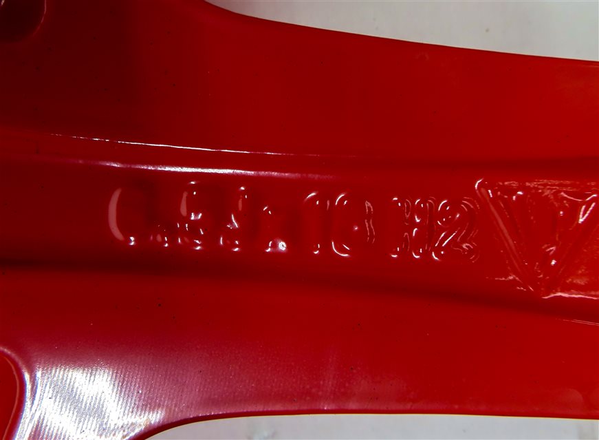 Thumbnail 6: 20123-2018 PORSCHE CAYENNE (958) 18x6.5 ALUMINUM ALLOY WHEEL SPARE TIRE (RED)