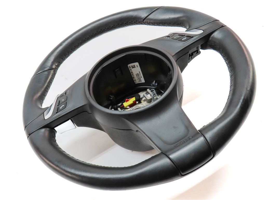Thumbnail 3: 2011-2016 PORSCHE CAYENNE PANAMERA (958 970 G1) HEATED STEERING WHEEL (Black)