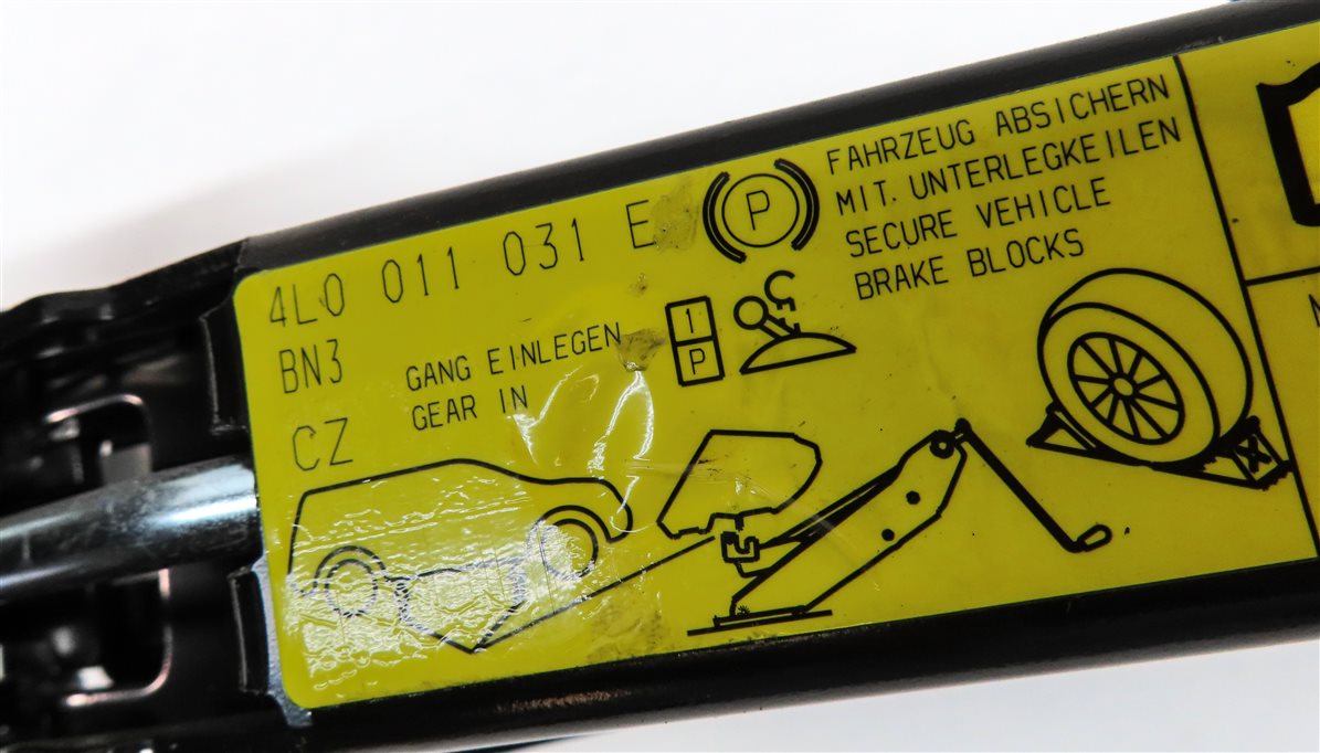 Thumbnail 13: 2013-2015 AUDI Q7 (4L) EMERGENCY SPARE TIRE CAR LIFT JACK LUG WRENCH TOOL KIT