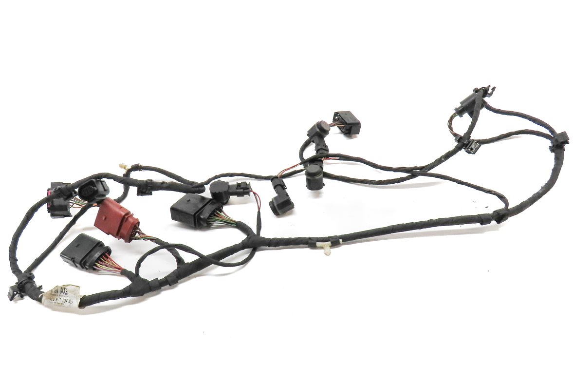 Thumbnail 2: 2015 AUDI Q7 (4L) REAR PARK ASSIST PDC DISTANCE CONTROL WIRE SENSOR SET/4 (Gray)