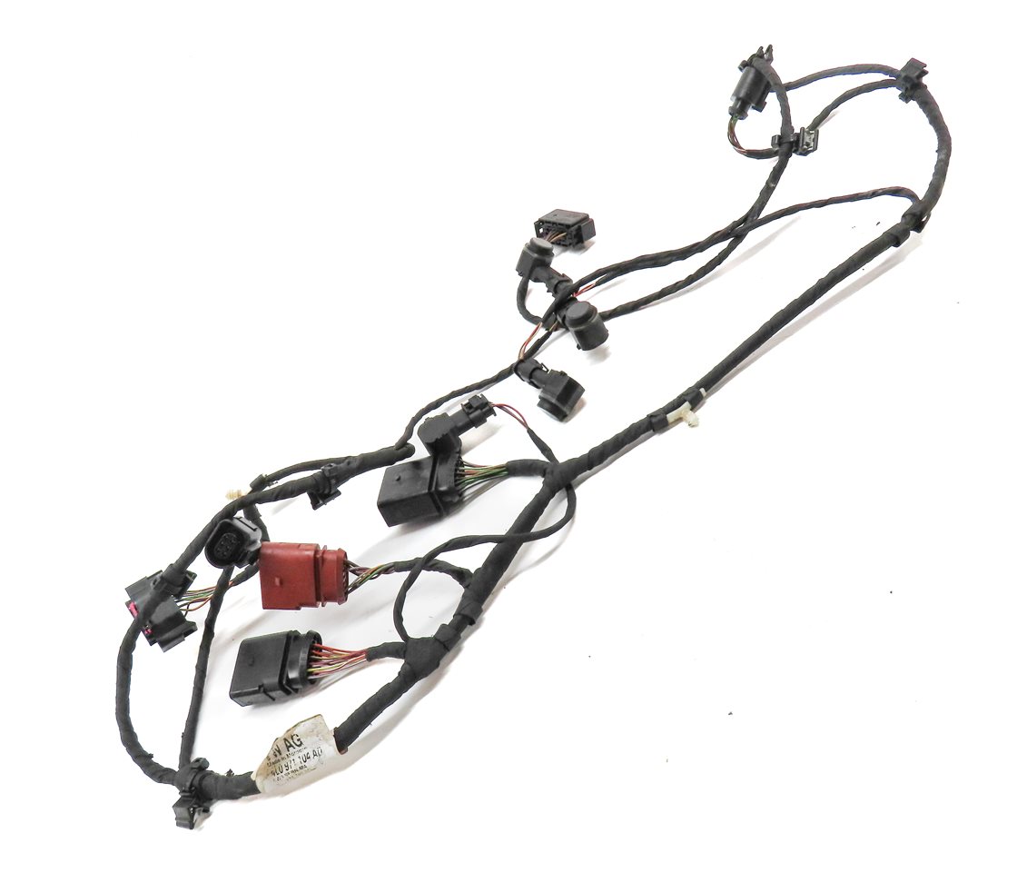 Thumbnail 3: 2015 AUDI Q7 (4L) REAR PARK ASSIST PDC DISTANCE CONTROL WIRE SENSOR SET/4 (Gray)
