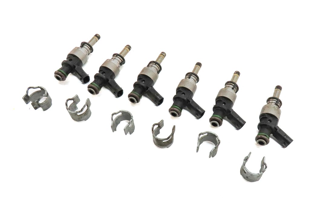 Thumbnail 1: 2011-2015 AUDI A6 A7 A8 Q5 Q7 S4 S5 (C7 D4 4L B8 8R 8T) 3.0L FUEL INJECTOR SET 6