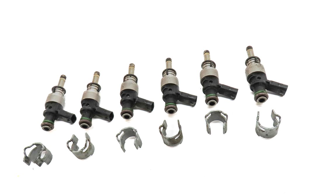 Thumbnail 2: 2011-2015 AUDI A6 A7 A8 Q5 Q7 S4 S5 (C7 D4 4L B8 8R 8T) 3.0L FUEL INJECTOR SET 6