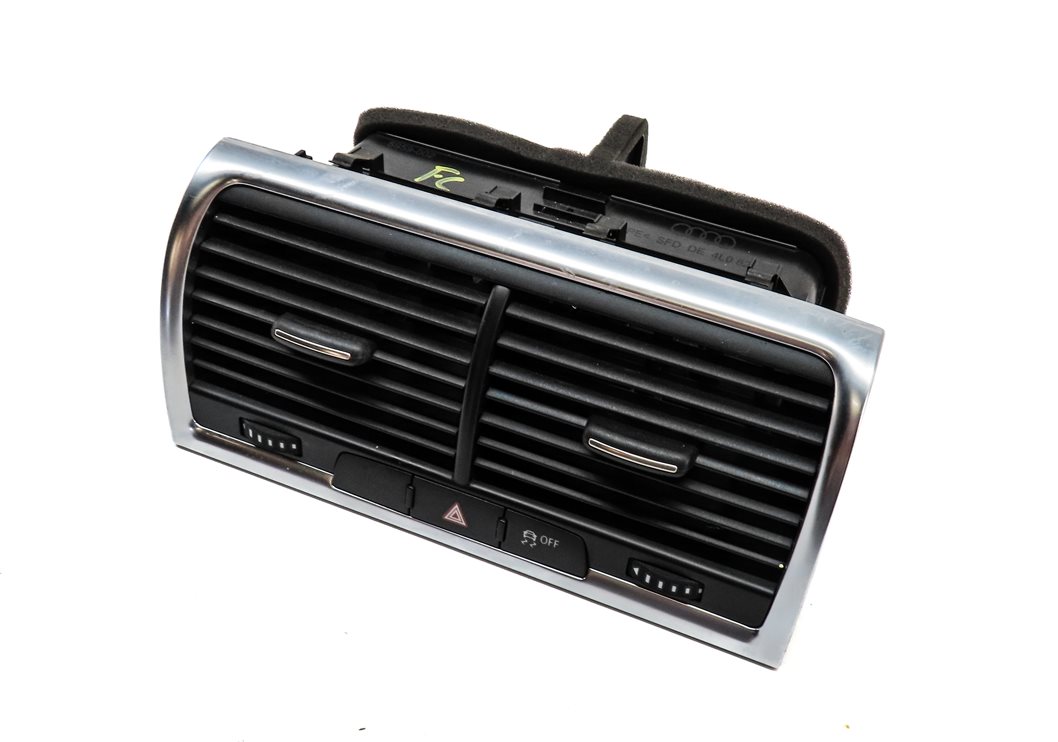 Thumbnail 1: 2015 AUDI Q7 (4L) FRONT CENTER DASH HEAT AIR AC HVAC DUAL VENT (Black)