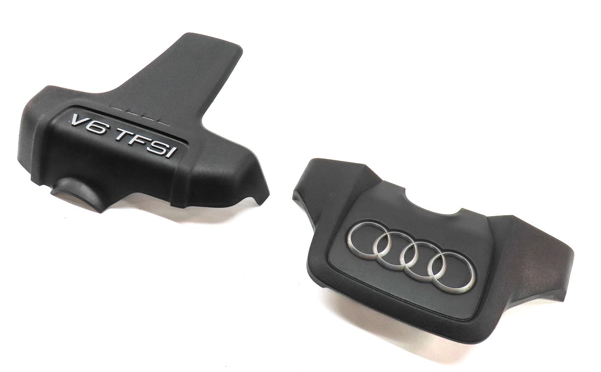 Thumbnail 1: 09-16 AUDI A6 A7 A8 Q5 Q7 S5 SQ5 3.0L SUPERCHARGED ENGINE COVER TRIM SET 2