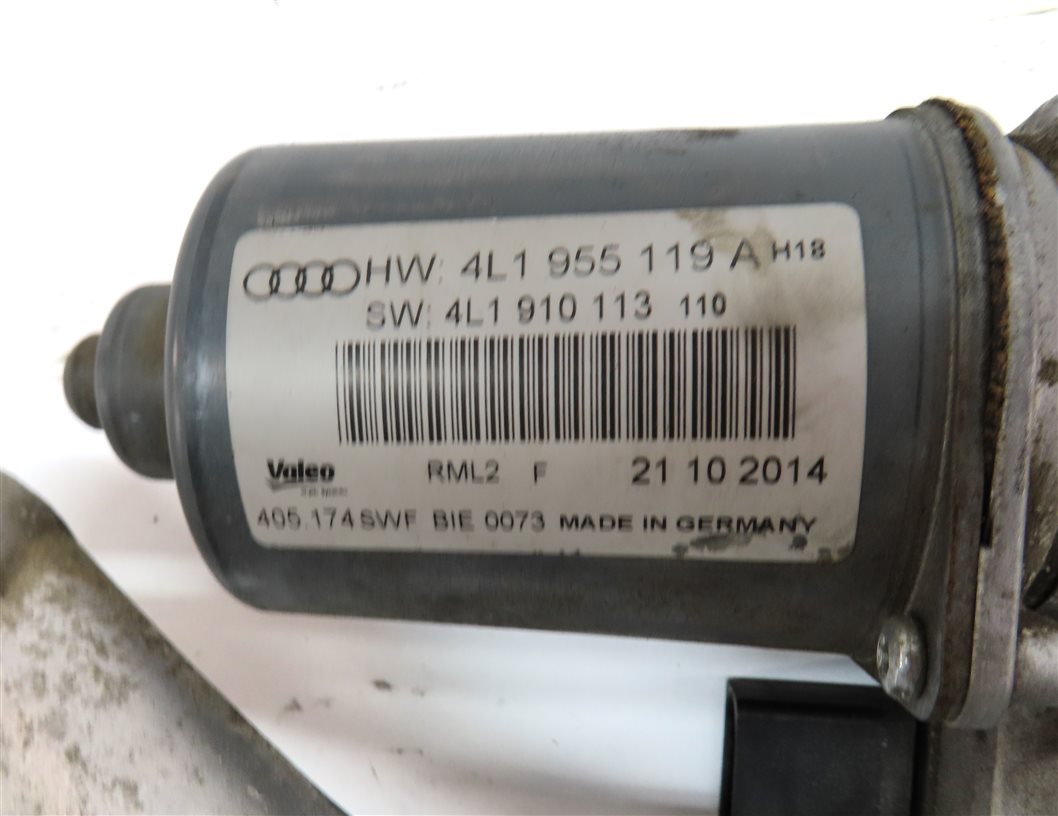 Thumbnail 7: 2007-2015 AUDI Q7 (4L) FRONT WINDSHIELD WIPER MOTOR w/ LINKAGE