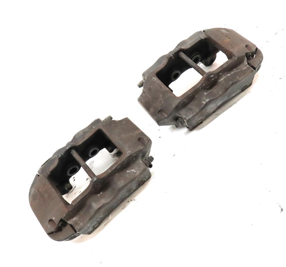 Thumbnail 3: 04-15 VW TOUAREG AUDI Q7 4L REAR LEFT & RIGHT ABS DISC BRAKE CALIPER SET2 BREMBO