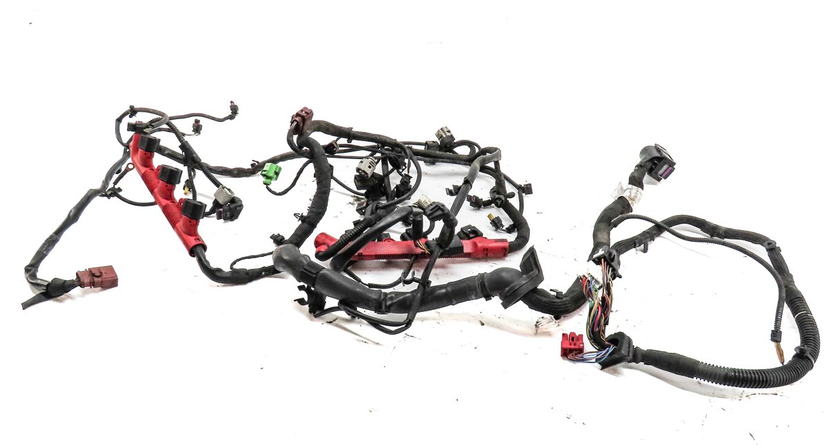 Thumbnail 1: 2015 AUDI Q7 (4L) 3.0L SUPER (CTWB) ENGINE MOTOR WIRE WIRING HARNESS LOOM