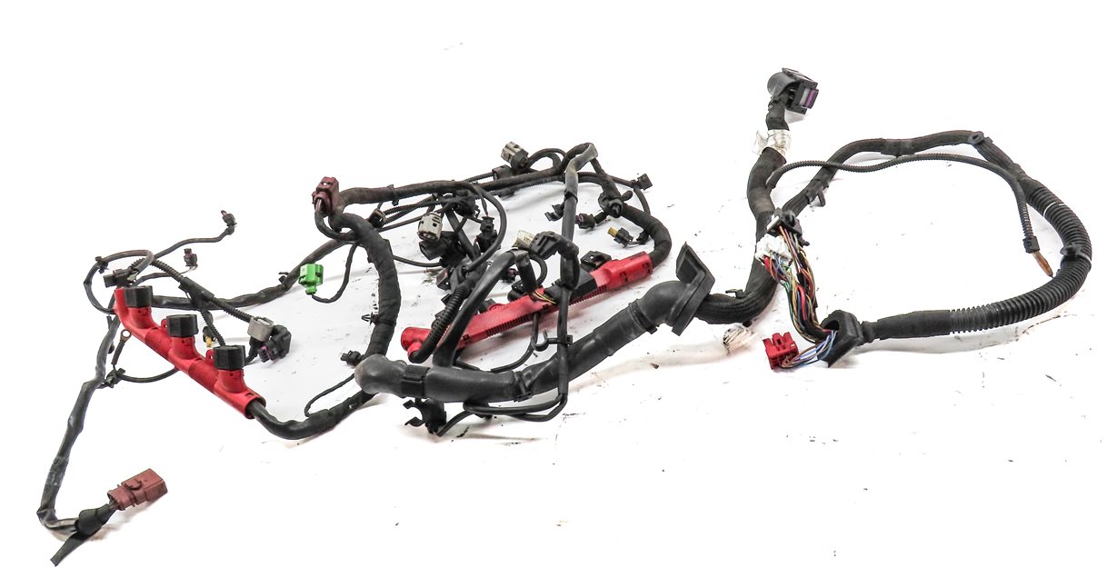 Thumbnail 2: 2015 AUDI Q7 (4L) 3.0L SUPER (CTWB) ENGINE MOTOR WIRE WIRING HARNESS LOOM