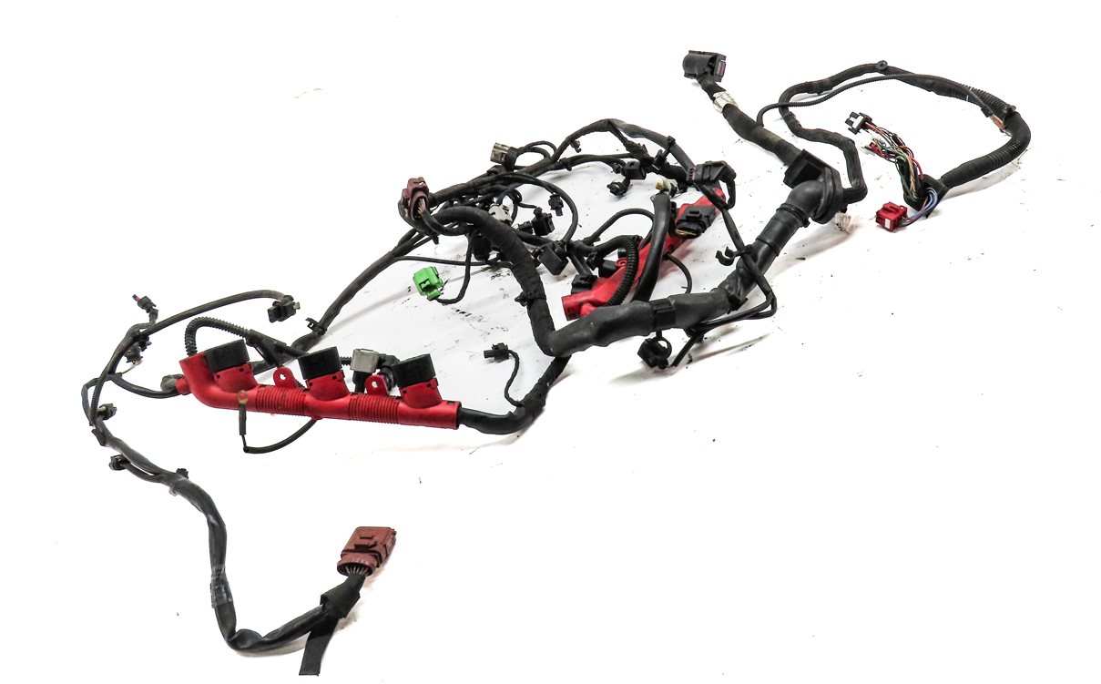 Thumbnail 3: 2015 AUDI Q7 (4L) 3.0L SUPER (CTWB) ENGINE MOTOR WIRE WIRING HARNESS LOOM