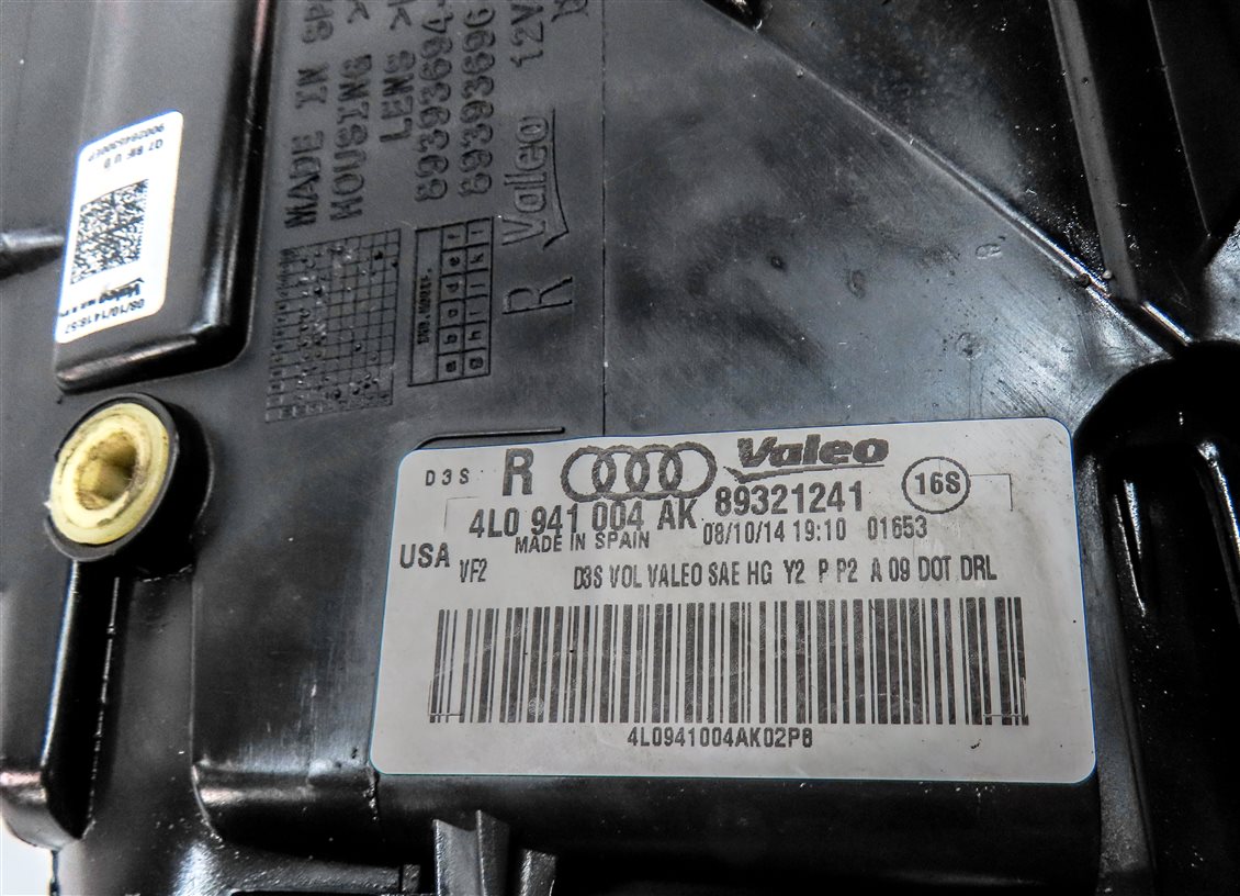 Thumbnail 9: 2010-2015 AUDI Q7 (4L) RIGHT PASSENGER XENON HID HEADLIGHT LIGHT LAMP (NON AFS)