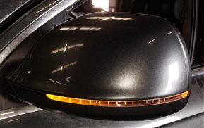Thumbnail 2: 13-15 AUDI Q7 (4L) FRONT LEFT DRIVER HEATED BLIND SPOT DOOR MIRROR (Gray)