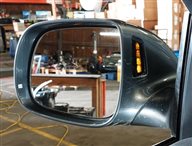 Thumbnail 3: 13-15 AUDI Q7 (4L) FRONT LEFT DRIVER HEATED BLIND SPOT DOOR MIRROR (Gray)