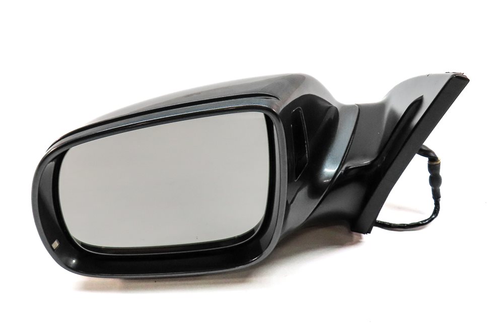 Thumbnail 4: 13-15 AUDI Q7 (4L) FRONT LEFT DRIVER HEATED BLIND SPOT DOOR MIRROR (Gray)
