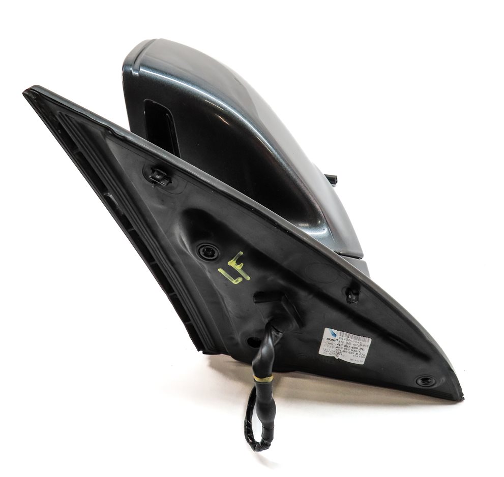Thumbnail 6: 13-15 AUDI Q7 (4L) FRONT LEFT DRIVER HEATED BLIND SPOT DOOR MIRROR (Gray)