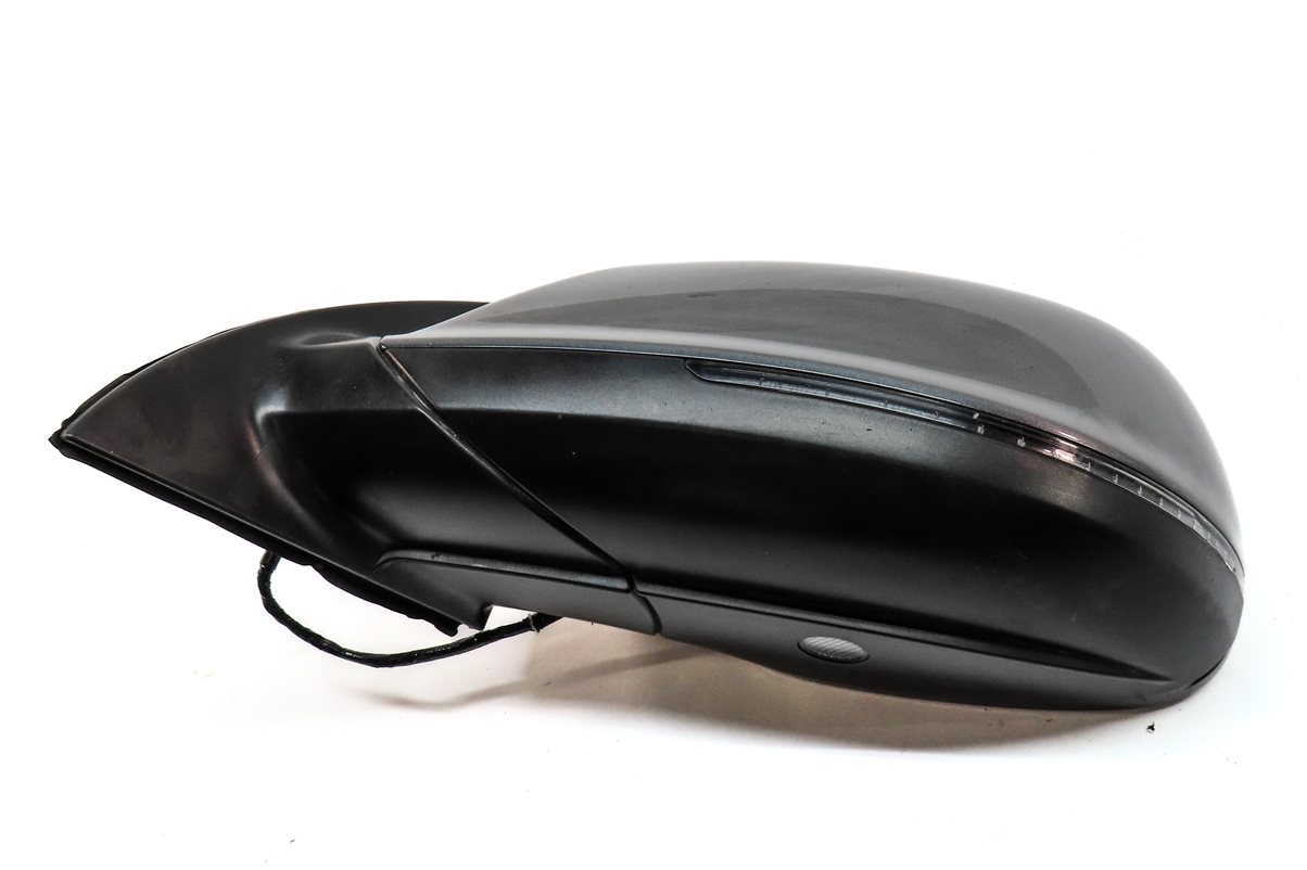 Thumbnail 8: 13-15 AUDI Q7 (4L) FRONT LEFT DRIVER HEATED BLIND SPOT DOOR MIRROR (Gray)