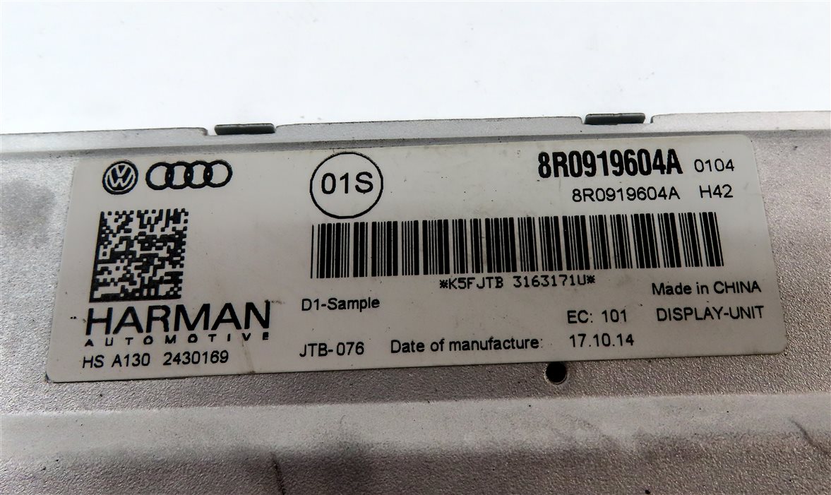 Thumbnail 7: 2013-2015 AUDI Q7 (4L) RADIO STEREO FRONT 7" INFORMATION MEDIA DISPLAY SCREEN