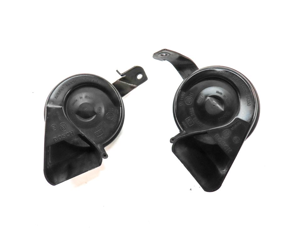 Thumbnail 2: 2007-2011 MERCEDES CL S CLASS C216 W221 FRONT HIGH LOW TONE NOTE HORN SET/2