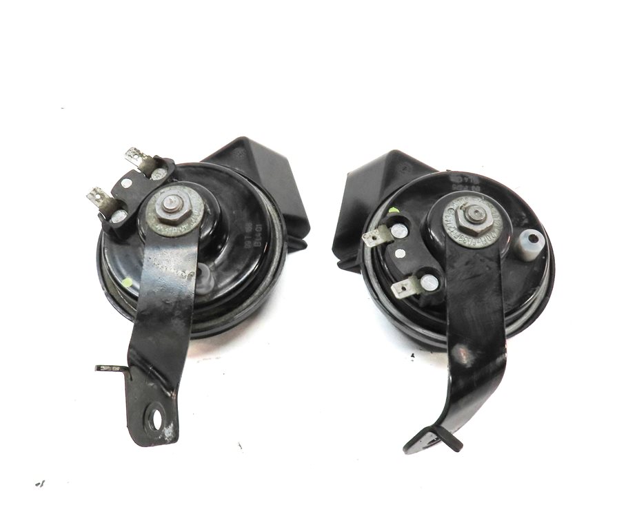 Thumbnail 4: 2007-2011 MERCEDES CL S CLASS C216 W221 FRONT HIGH LOW TONE NOTE HORN SET/2