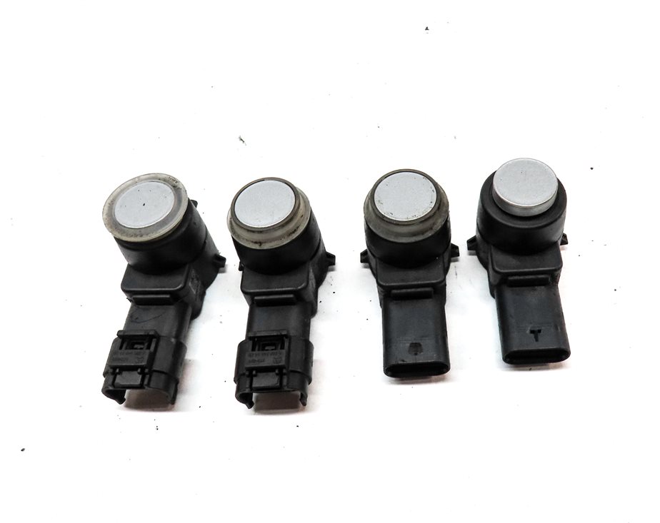 Thumbnail 2: 10 MERCEDES S400 W221 REAR PARK ASSIST PDC DISTANCE CONTROL SENSOR SET/4(Silver)