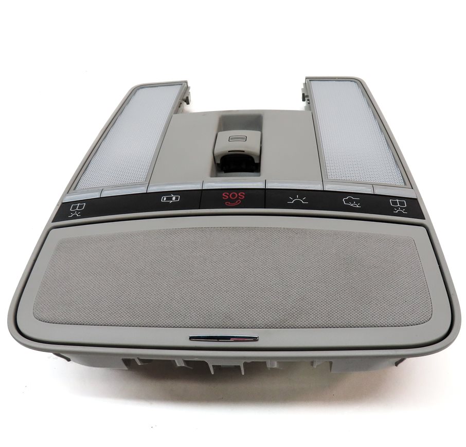Thumbnail 4: 10 MERCEDES S400 W221 FRONT INTERIOR OVERHEAD DOME LIGHT LAMP w/ SUNROOF SWITCH