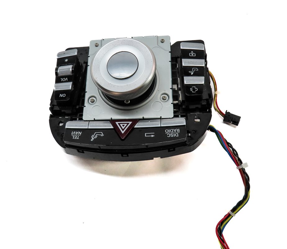 Thumbnail 4: 2010 MERCEDES S400 (W221) FRONT CENTER CONSOLE MMI MEDIA CONTROL KNOB