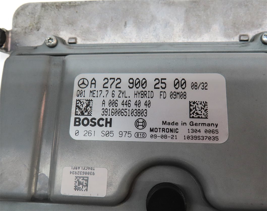 Thumbnail 4: 2010-2011 MERCEDES S400 (W221) HYBRID 3.5L ENGINE CONTROL MODULE (ME17.7)