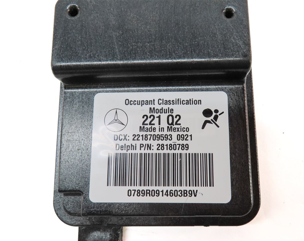 Thumbnail 4: 2010 MERCEDES S400 (W221) FRONT RIGHT PASSENGER SEAT OCCUPANCY SENSOR MODULE