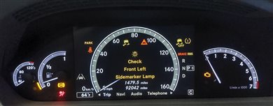 Thumbnail 2: 2010 MERCEDES CL550 S400 S450 S550 (W216 W221) SPEEDOMETER GAUGE CLUSTER (92k)