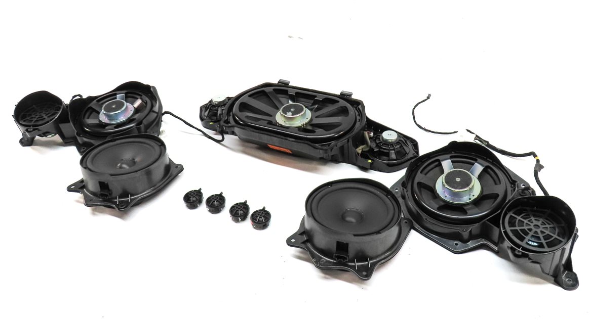 2010 MERCEDES S400 (W221) RADIO STEREO AUDIO SOUND SYSTEM SPEAKER SUBWOOFER SET
