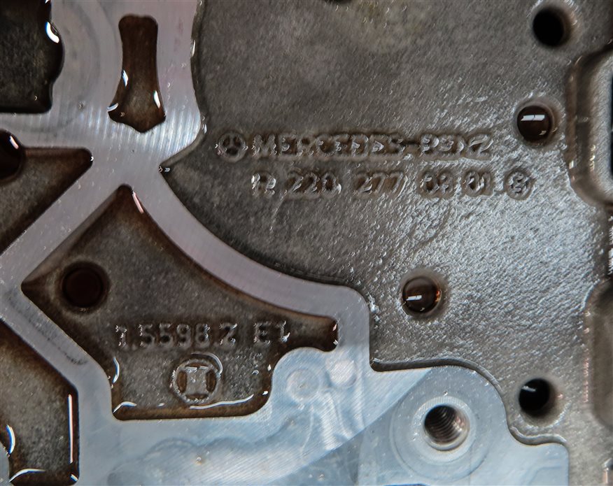 Thumbnail 8: 2010-2012 MERCEDES S400 (W221) HYBRID 722.9 A/T TRANSMISSION VALVE BODY BLOCK