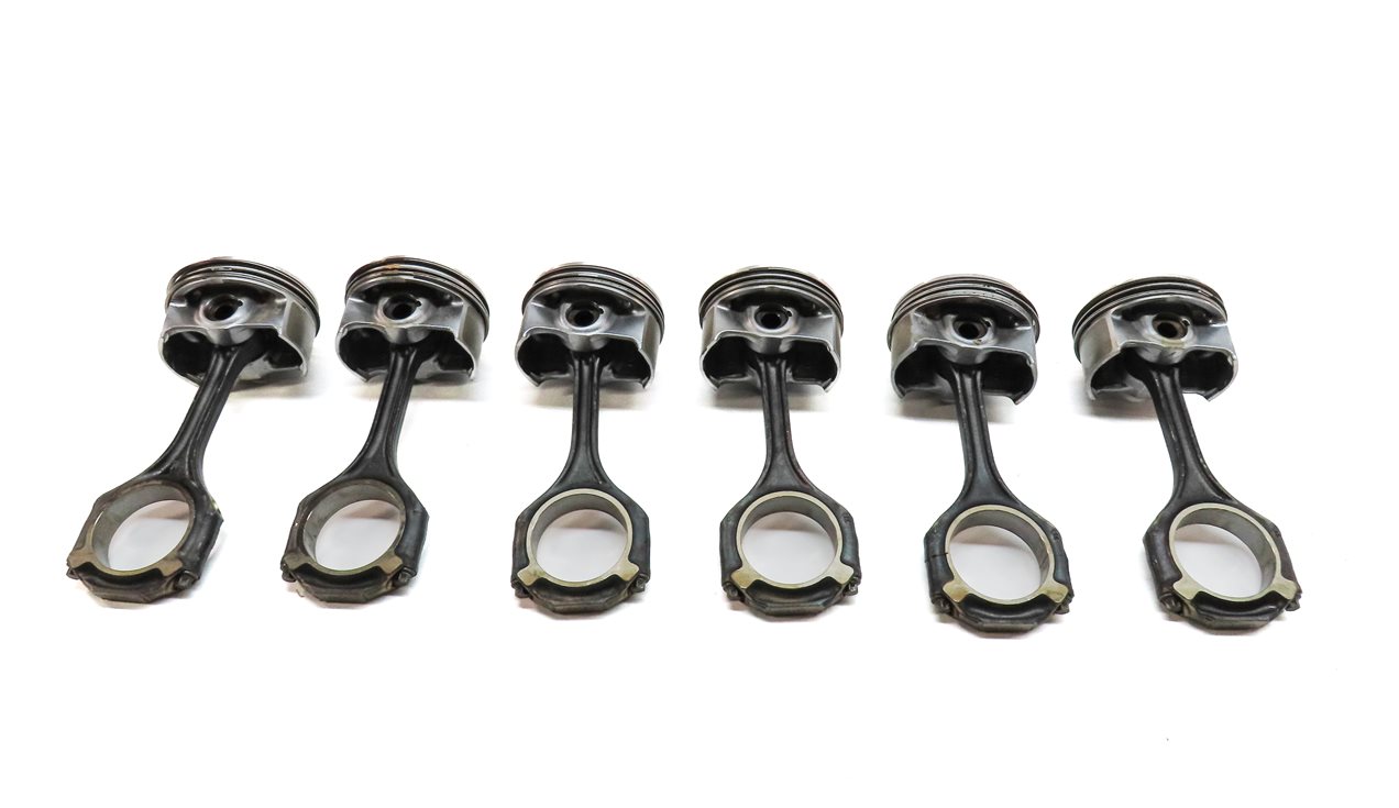 Thumbnail 4: 2010-2013 MERCEDES ML450 S400 SLK350 W221 R172 3.5L HYBRID (M272) PISTON SET/6