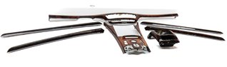 2010 MERCEDES S400 (W221) INTERIOR CENTER CONSOLE DASH DOOR TRIM SET/7 (Walnut)