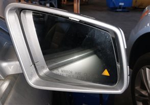 Thumbnail 2: 10-13 MERCEDES S350 S400 S450 S550 S600 (W221) RIGHT BLIND SPOT MIRROR (Silver)