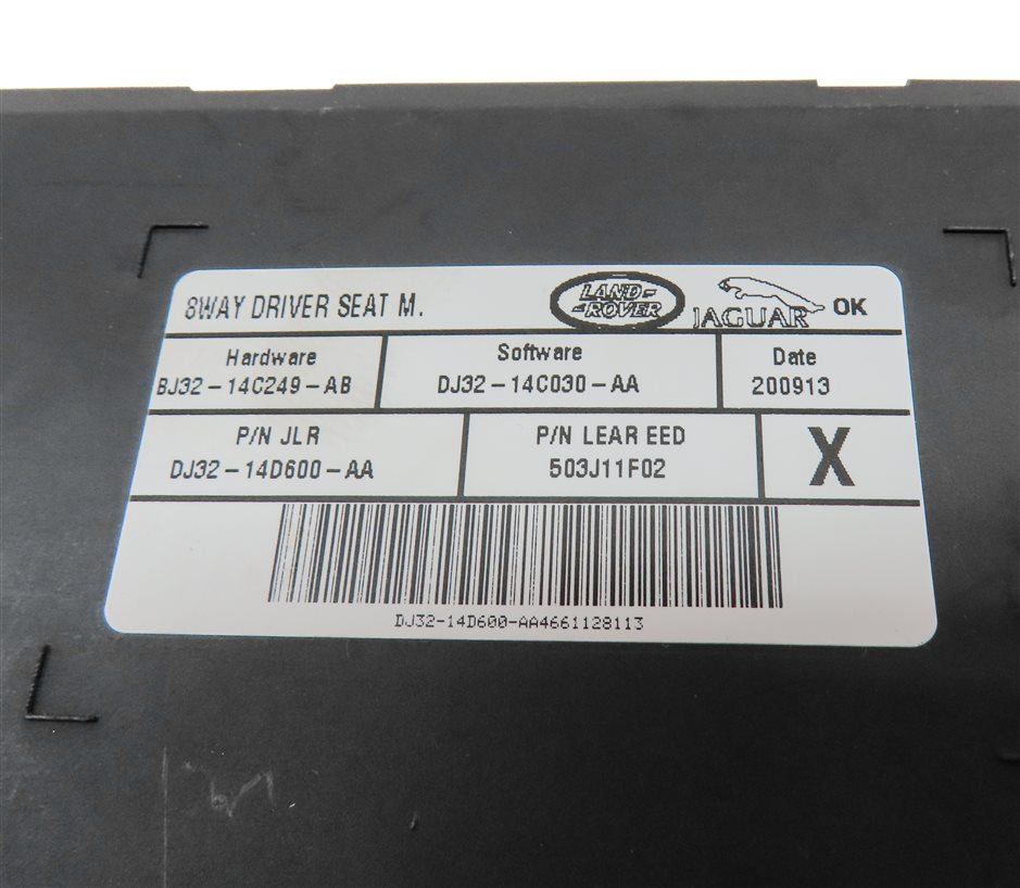 Thumbnail 4: 2013 RANGE ROVER EVOQUE (L538) FRONT LEFT DRIVER SEAT CONTROL MODULE