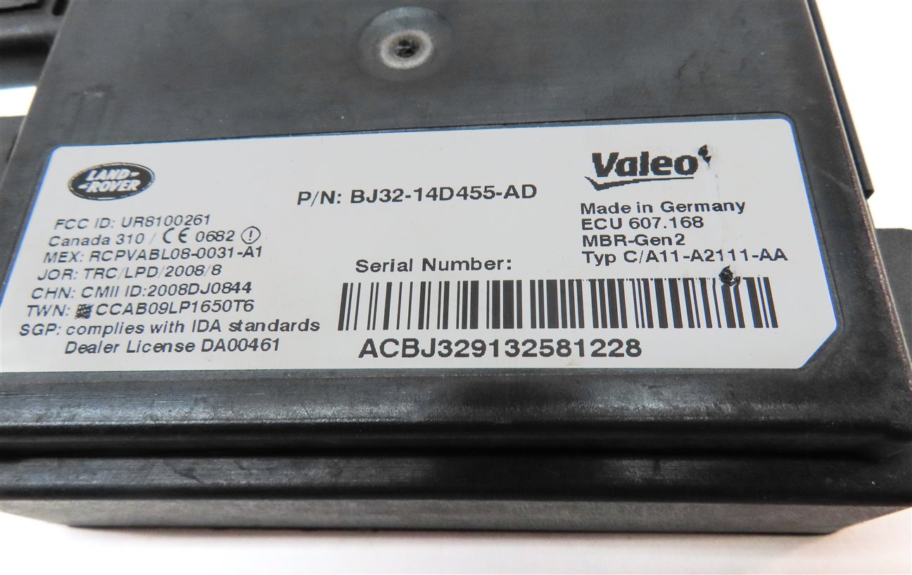 Thumbnail 4: 2013 RANGE ROVER EVOQUE (L538) REAR BLIND SPOT RADAR SENSOR MODULE
