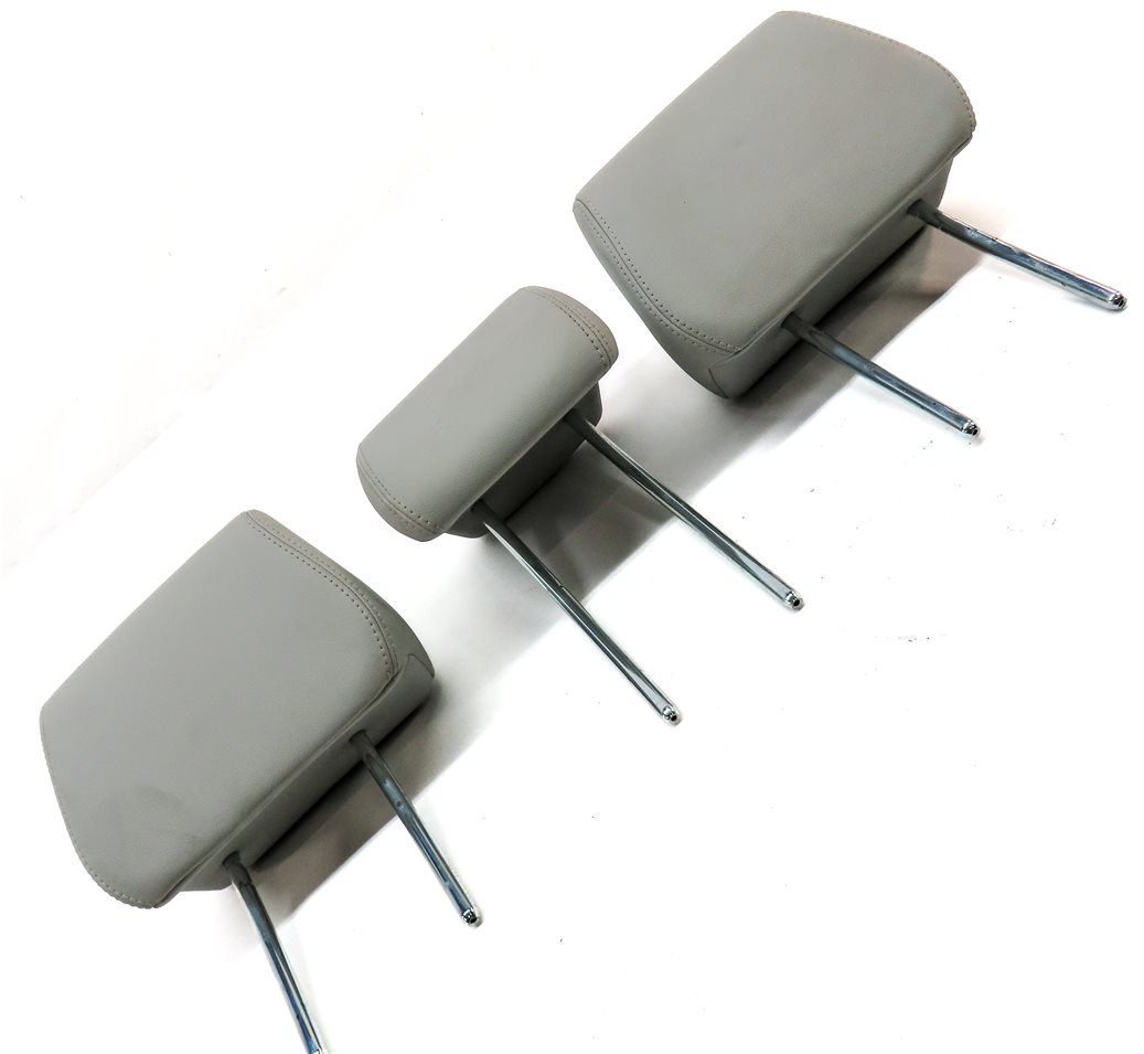 Thumbnail 3: 12-15 EVOQUE (L538) REAR SEAT LEFT CENTER RIGHT LEATHER HEADREST SET-3 (Cirrus)