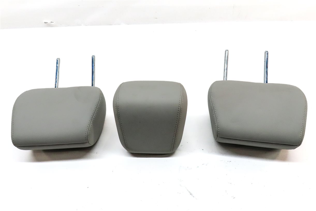 Thumbnail 4: 12-15 EVOQUE (L538) REAR SEAT LEFT CENTER RIGHT LEATHER HEADREST SET-3 (Cirrus)