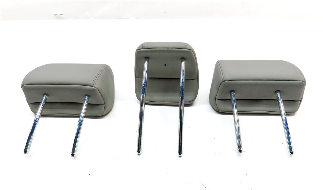 Thumbnail 6: 12-15 EVOQUE (L538) REAR SEAT LEFT CENTER RIGHT LEATHER HEADREST SET-3 (Cirrus)