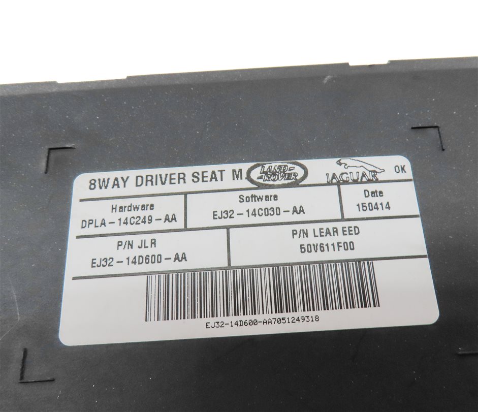 Thumbnail 4: 2014 RANGE ROVER EVOQUE (L538) FRONT LEFT DRIVER SEAT CONTROL MODULE COMPUTER
