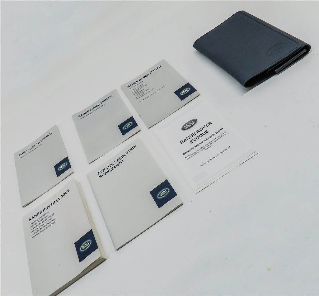 Thumbnail 3: 2014 RANGE ROVER EVOQUE (L538) OWNERS MANUAL SERVICE GUIDE SET w/ CASE