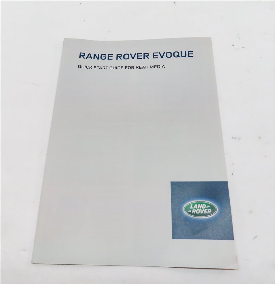 Thumbnail 7: 2014 RANGE ROVER EVOQUE (L538) OWNERS MANUAL SERVICE GUIDE SET w/ CASE