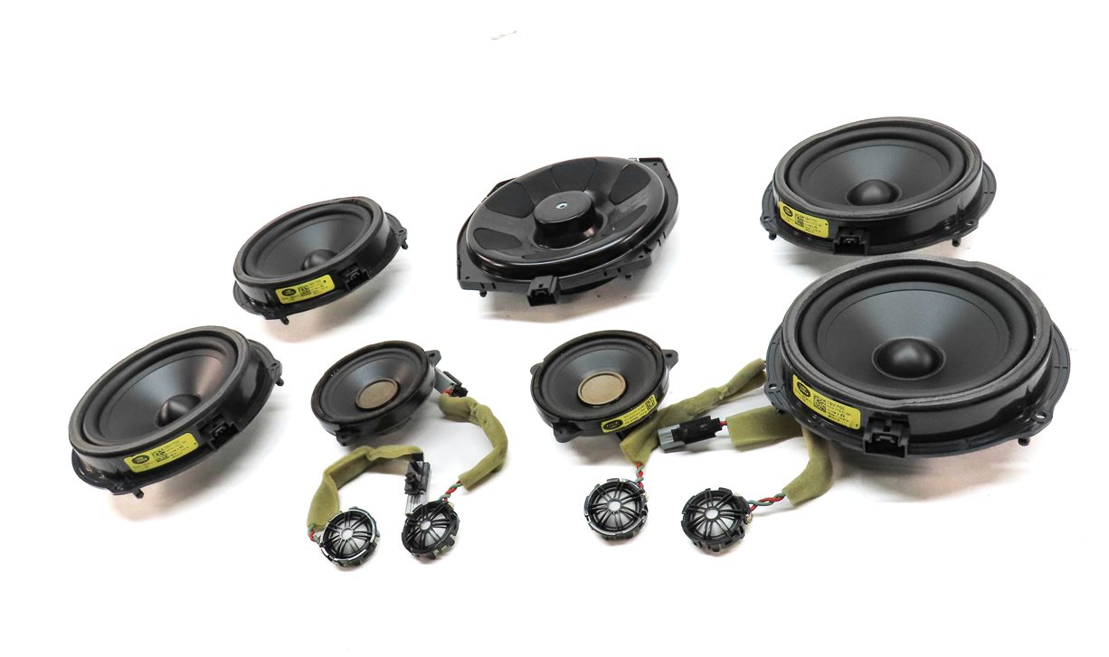 Thumbnail 2: 2014 RANGE ROVER EVOQUE (L538) RADIO STEREO AUDIO SUB SUBWOOFER SPEAKER SET-11