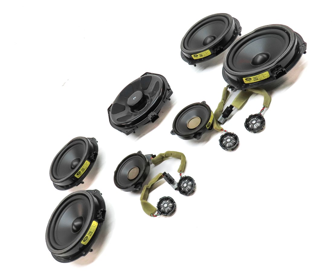 Thumbnail 3: 2014 RANGE ROVER EVOQUE (L538) RADIO STEREO AUDIO SUB SUBWOOFER SPEAKER SET-11