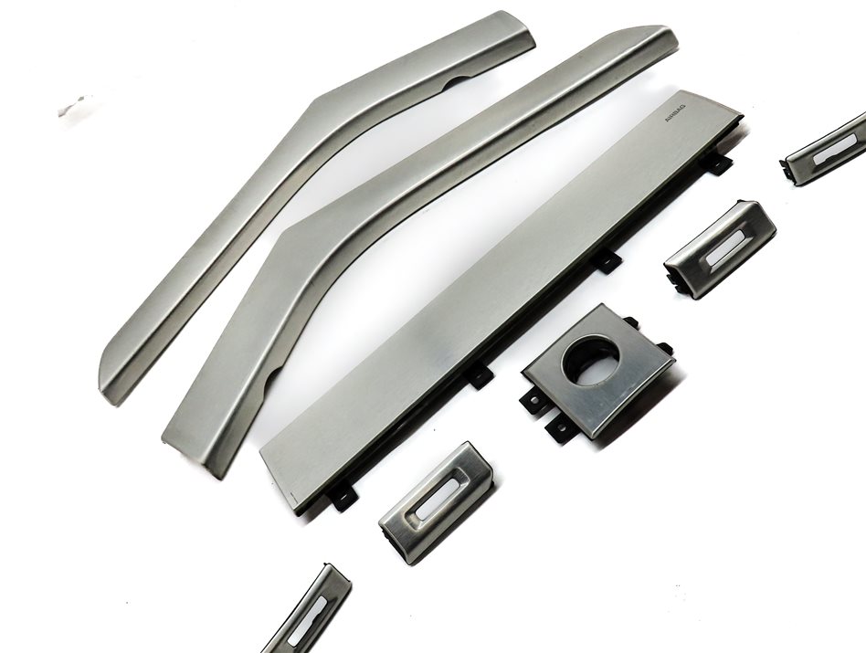 Thumbnail 3: 2014 RANGE ROVER EVOQUE (L538) DASH CONSOLE INTERIOR TRIM SET (BRUSHED STEEL)