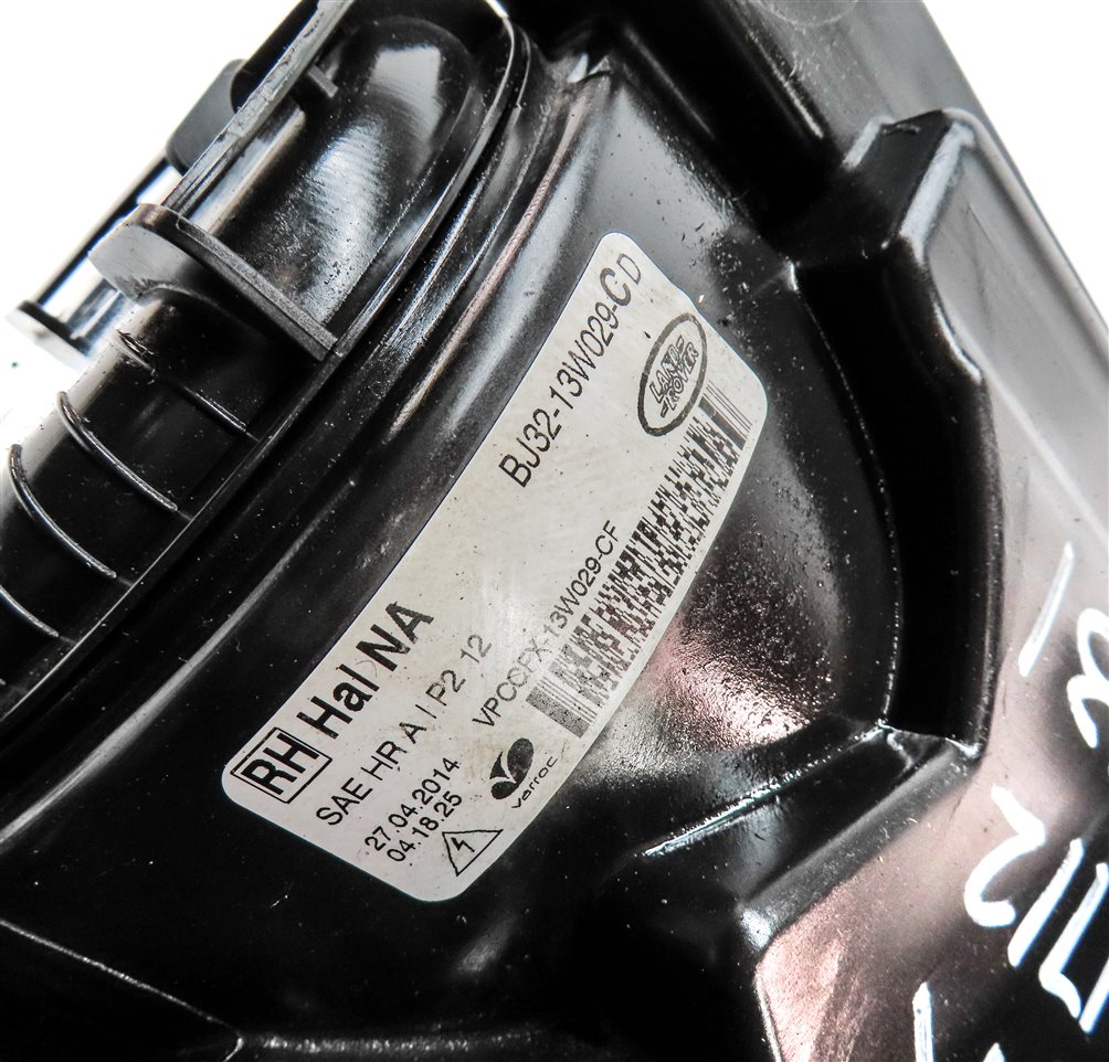 Thumbnail 7: 12-15 LANDROVER EVOQUE (L538) FRONT RIGHT PASSENGER HALOGEN HEADLIGHT LIGHT LAMP