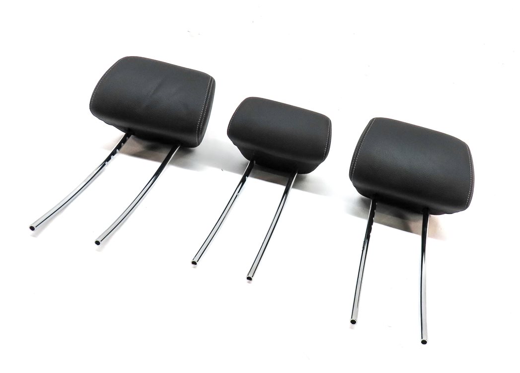 10-16 MERCEDES E CLASS W212 C207 REAR LEFT CENTER RIGHT HEADREST SET/3 (Black)