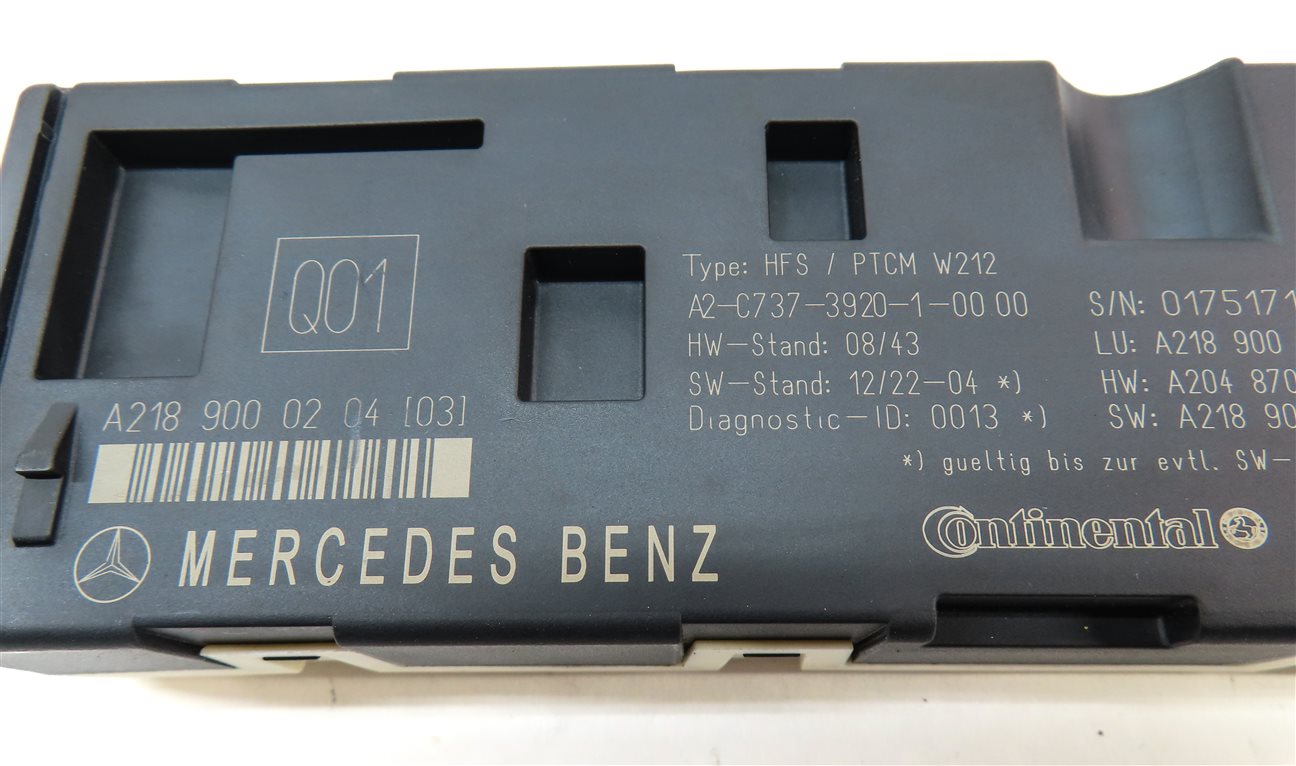 Thumbnail 4: 11-17 MERCEDES E CLS CLASS (W212 W218) REAR TRUNK LIFT LIFTGATE CONTROL MODULE
