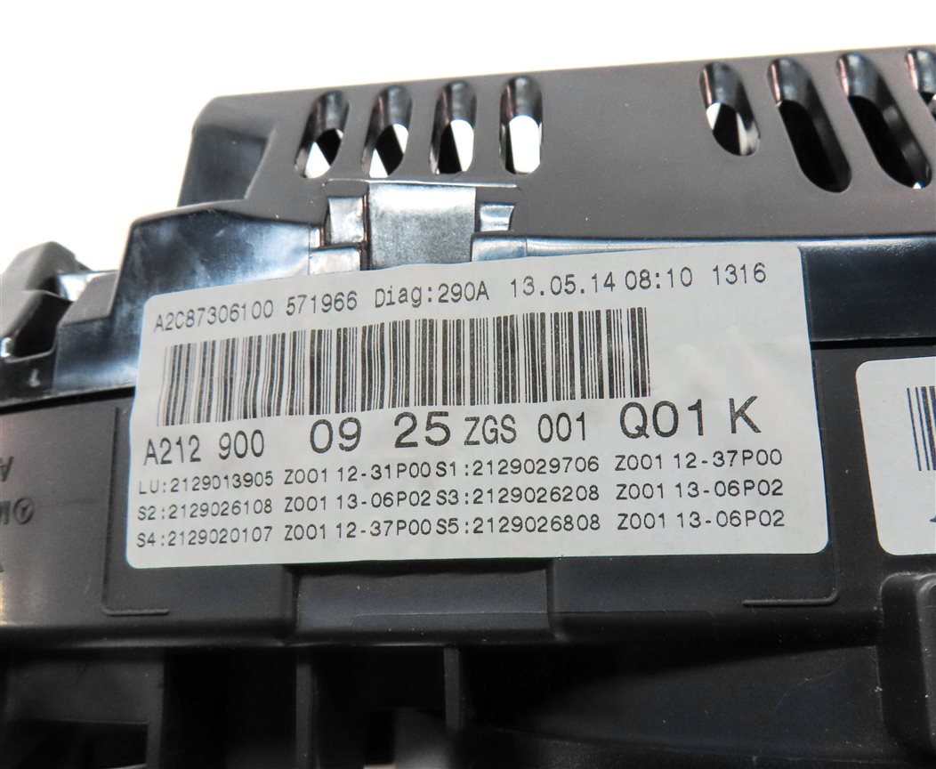 Thumbnail 7: 2014 MERCEDES E-CLASS (A207 C207 W207 W212) SPEEDOMETER GAUGE CLUSTER (122k)